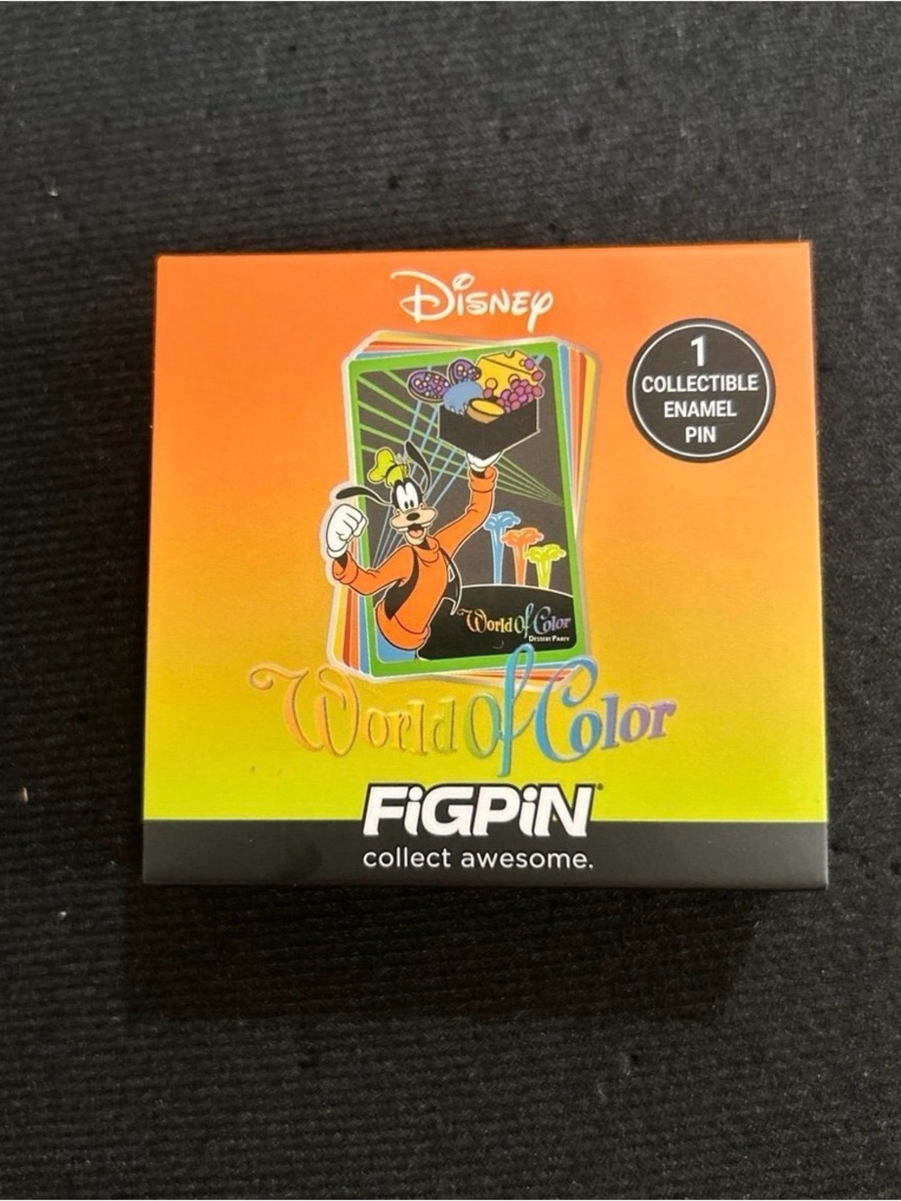 Disneyland World of Color Figpin- Goofy